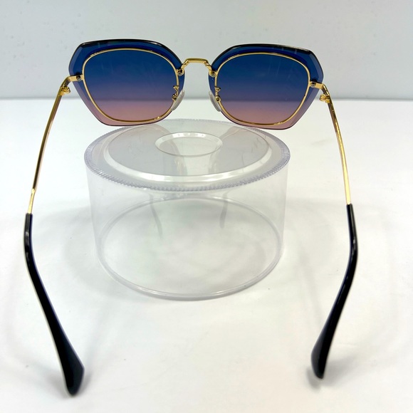 JOHN VARVANTOS LADIES GOLD METAL SUNGLASSES - Picture 3 of 11